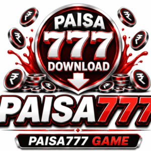 Paisa777 Game App running on a smartphone with a modern gaming dashboard